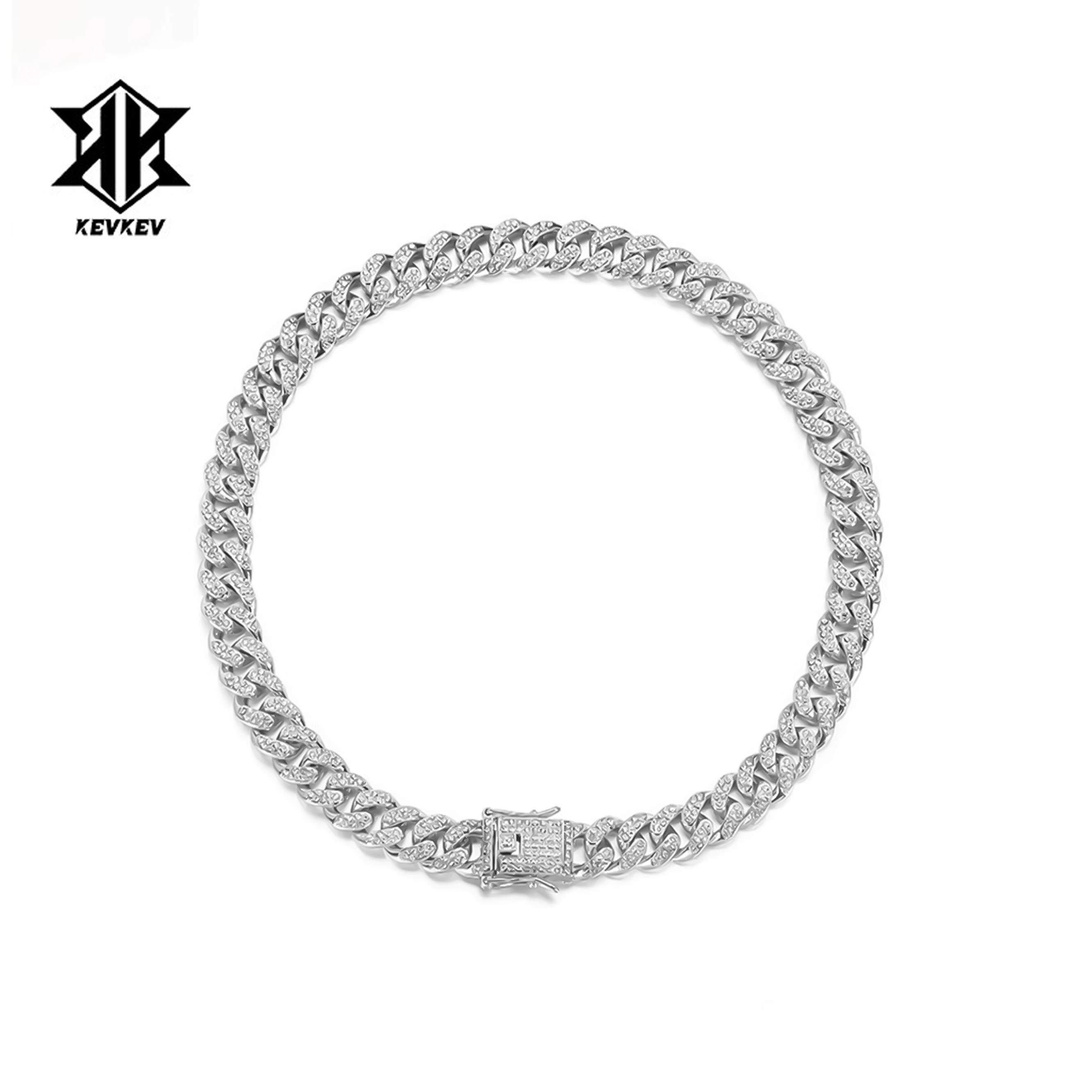 镶钻项链kevkev潮牌百搭
