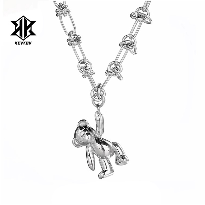 设计师系列荆棘小熊项链