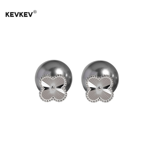 kevkev四叶草珍珠耳钉女轻奢高级感气质耳环2025新款爆款耳饰礼物