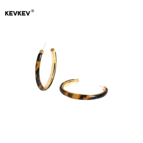 秦岚同款金色耳环kevkev复古