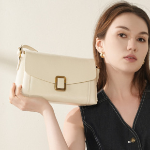 秋冬美拉德手提真皮女包2026新款 小众高级感单肩斜挎包女通勤大包