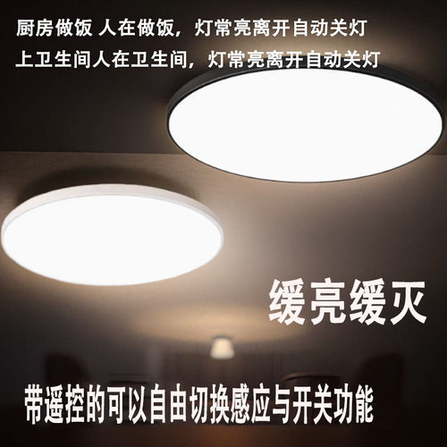 厨卫智能吸顶灯人在不动保持亮