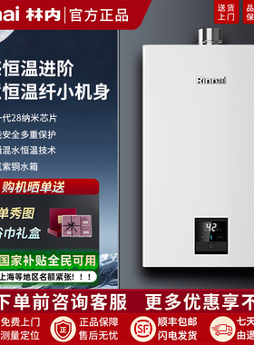Rinnai/林内 RUS-16E32G-PB4/PB1/PB2燃气热水器恒温16L小蛮腰