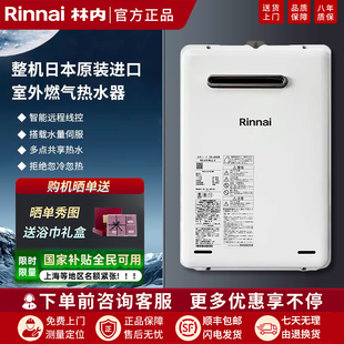 Rinnai 2406W燃气热水器室户外机进口 A2016W a1616w 林内 rux