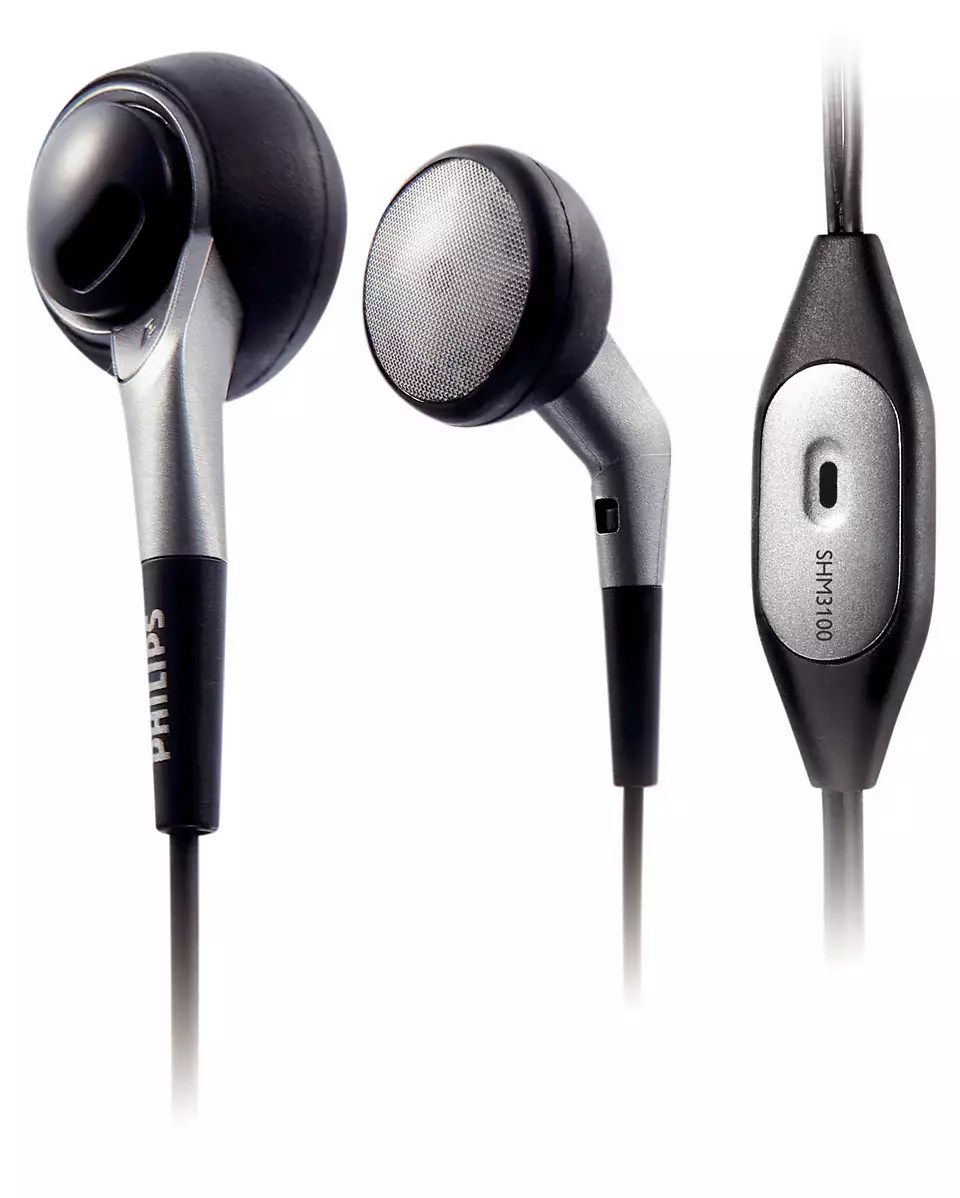 Philips/飞利浦 SHM3100U高灵敏笔记本台式电脑耳机耳塞有线带麦