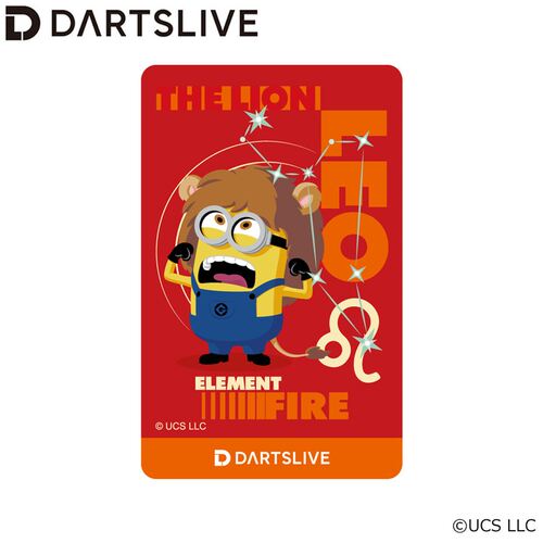 小黄人狮子座DARTSLIVE会员卡
