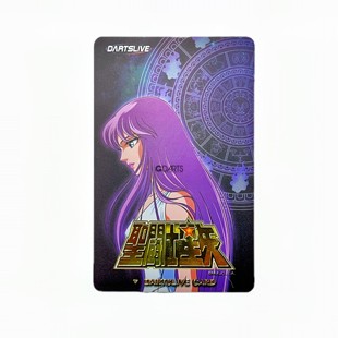 青铜圣斗士特典 圣斗士星矢主题 DARTSLIVE飞镖会员卡 附静态桌布