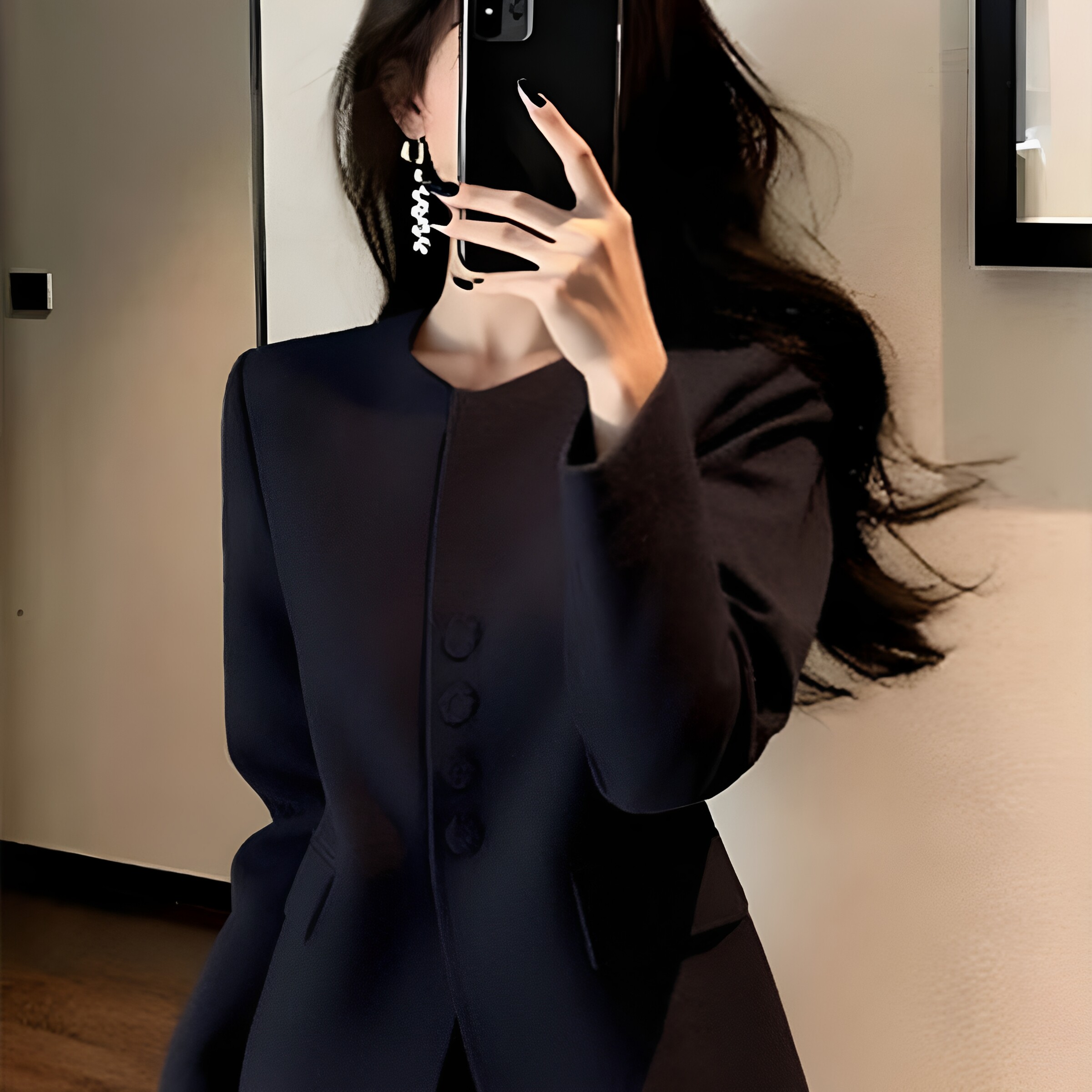 欧洲站2026毛呢西装套装女冬时尚套装