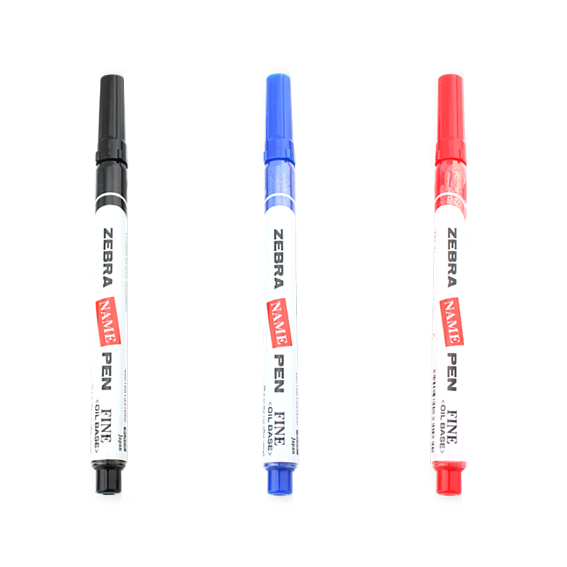 日本zebra斑马油性记号笔单头
