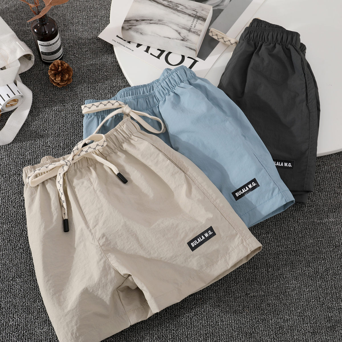 男童速干短裤夏季日系户外运动