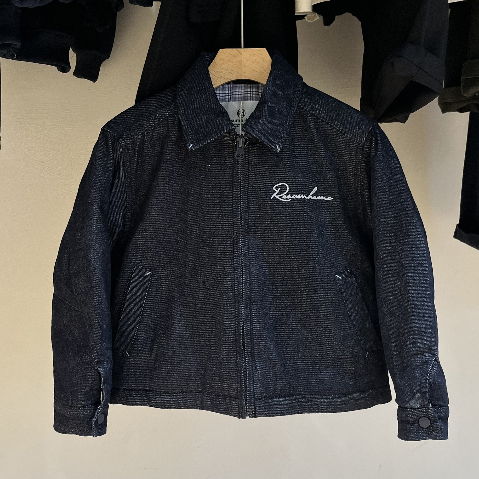 简历家童装冬季儿童加厚牛仔外套