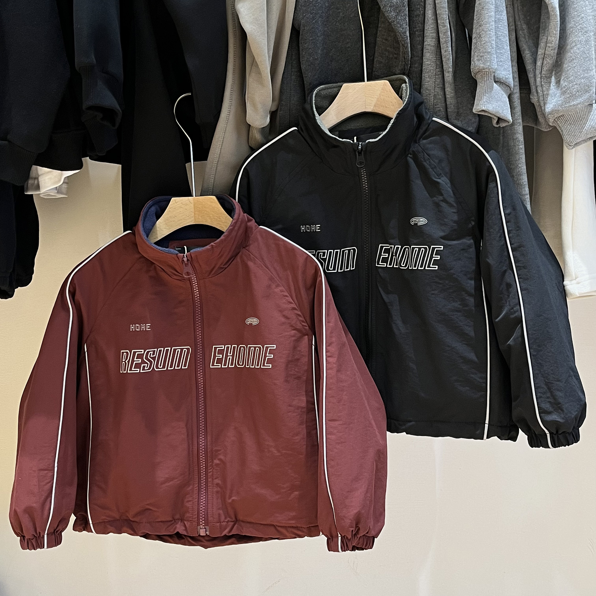 简历童装中童男童加绒秋冬装外套