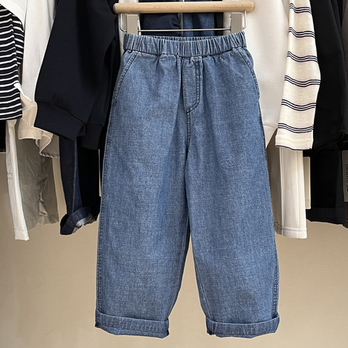 简历童装春季男童牛仔长裤