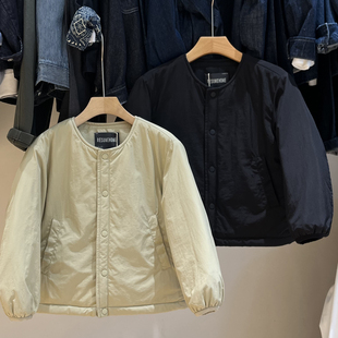 RESUMEHOME简历家童装冬季新款软糯轻便纯小棉衣儿童百搭棉服外套