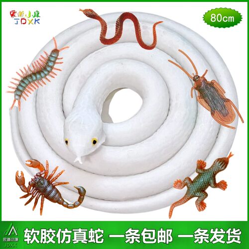 仿真蛇软胶眼镜蛇儿童玩具小昆虫