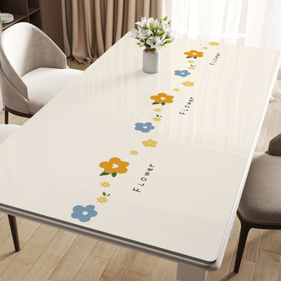 新款 桌布免洗防水防油防烫餐桌垫轻奢高级感茶几台布桌面垫PVC