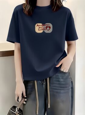 纯棉短袖t恤女夏季上衣