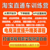 炬鼎力教育电商培训淘宝开店运营直通车训练营视频教程点击率合集