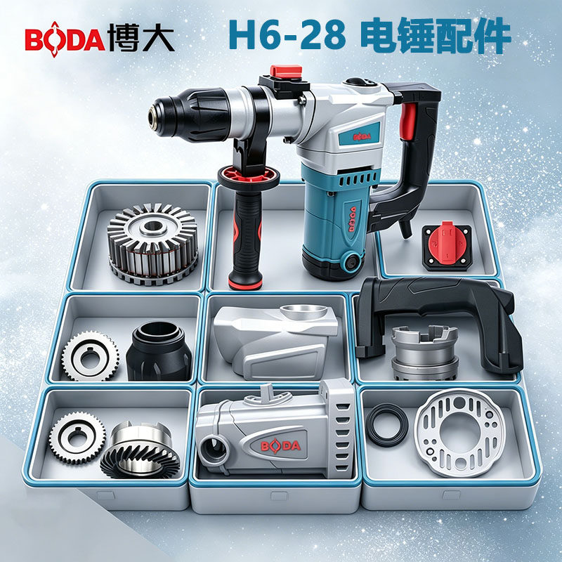 博大H6-28双用电锤原厂配件