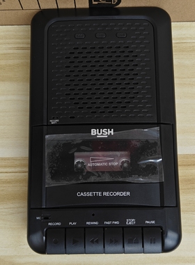 英国BUSH磁带机录音机播放器复古怀旧随身听USB播放可外放可录音