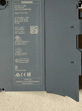 西门子S7-1500 CPU 1515-2 PN模块，型号6 议价