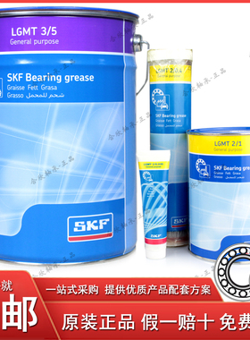 瑞典原装正品SKF通用轴承机械润滑油脂LGMT2H/0.2/0.4/1/3H/5黄油