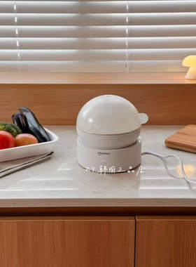 韩国代购进口新款sillymann简约白色小型煮蛋器对用途蒸蔬菜电锅