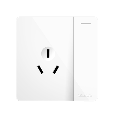 德力西三孔16A带开关大功率插座