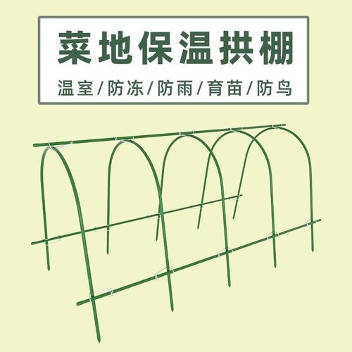 大棚种菜花架菜园保温棚架支架骨架防冻棚薄膜种菜蔬菜架子雨棚架