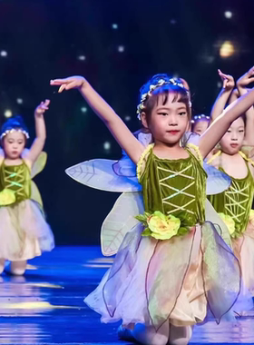 小蜜蜂花仙子萤火虫舞蹈演出服