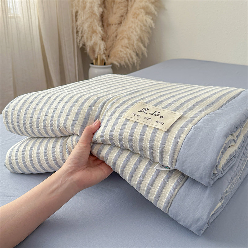 2026新款新疆纯棉花夏被可机洗空调被单人薄被子夏凉被四季被芯夏
