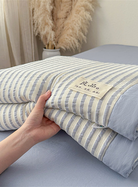 2026新款新疆纯棉花夏被可机洗空调被单人薄被子夏凉被四季被芯夏