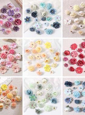 绢花仿真花DIY花艺材料包套装