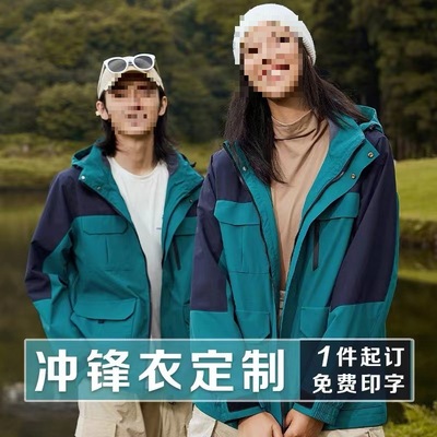 高端三合一羽绒冲锋衣工