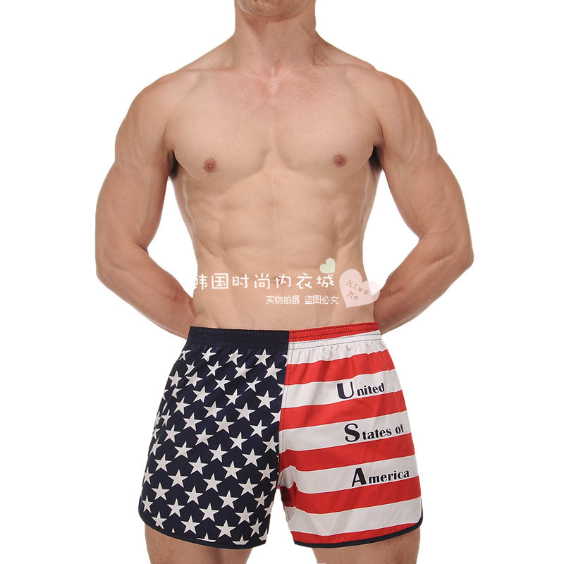 韩国内裤男平角 阿罗裤纯棉男夏季透气大码居家内裤青年宽松裤头,女士内衣/男士内衣/家居服,男平角内裤,淘宝优惠券,粉丝福利购,淘宝优惠卷