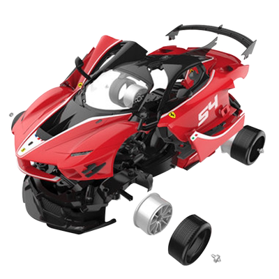 星辉法拉利遥控车拼FXXK积木拼装