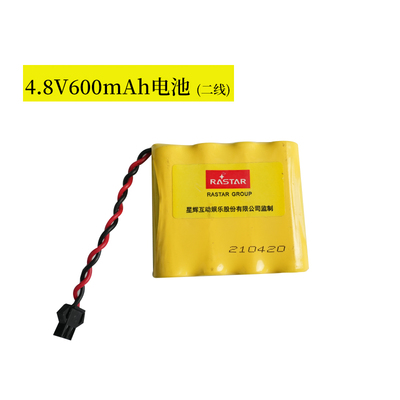 星辉原装遥控车充电电池组4.8V600MAH玩具车充电器儿童车模充电线