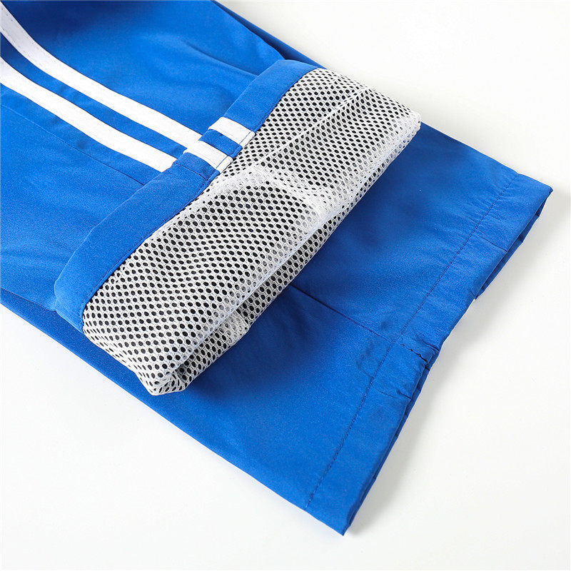 带网校服裤子中小学生宝蓝色运动裤男女童直筒裤儿童班服裤秋冬季