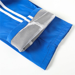 带网校服裤子中小学生宝蓝色运动裤男女童直筒裤儿童班服裤秋冬季