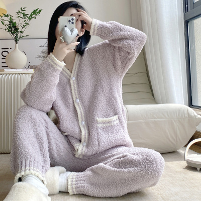 小香风软绵绵家居服套装女士