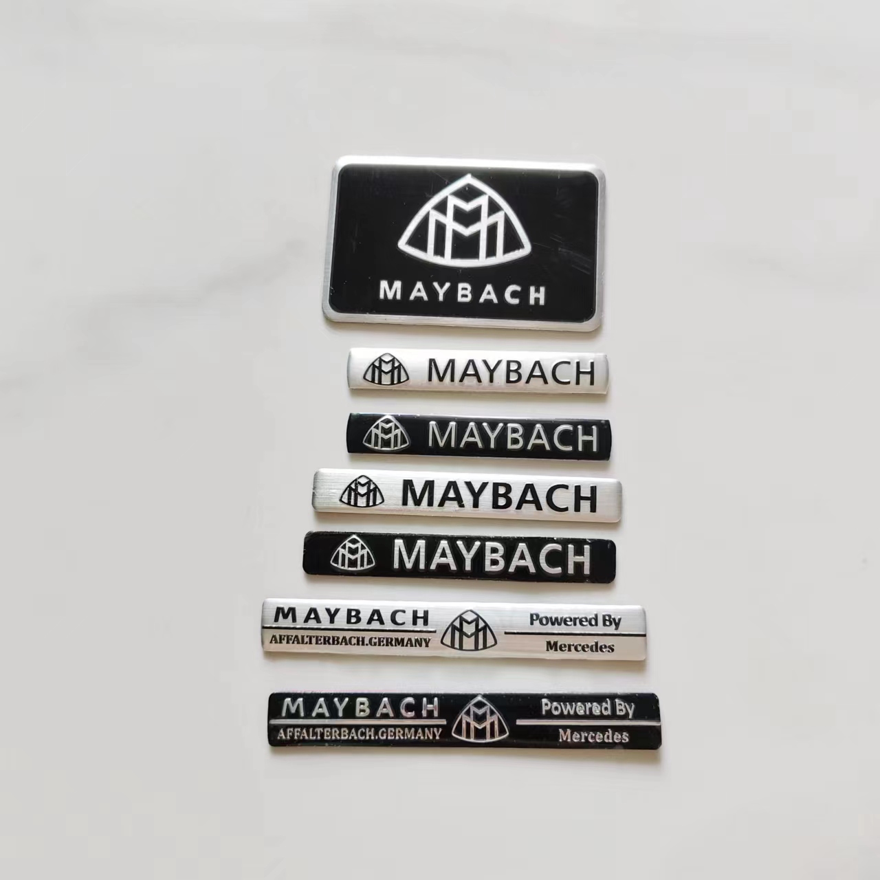 适用于奔驰改装迈巴赫MAYBACH金属装饰贴标S450S480 GLS450刮痕贴