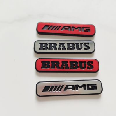 博速标后尾门标YBB精灵一号三号smart车标巴博斯BRABUS标ABS车贴