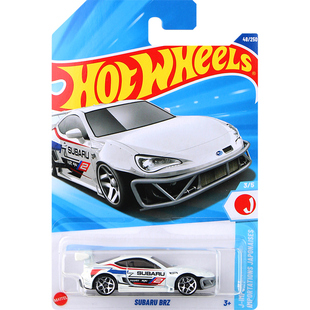 25L 风火轮火辣小跑车仿真合金车模型汽车儿童玩具赛车斯巴鲁BRZ