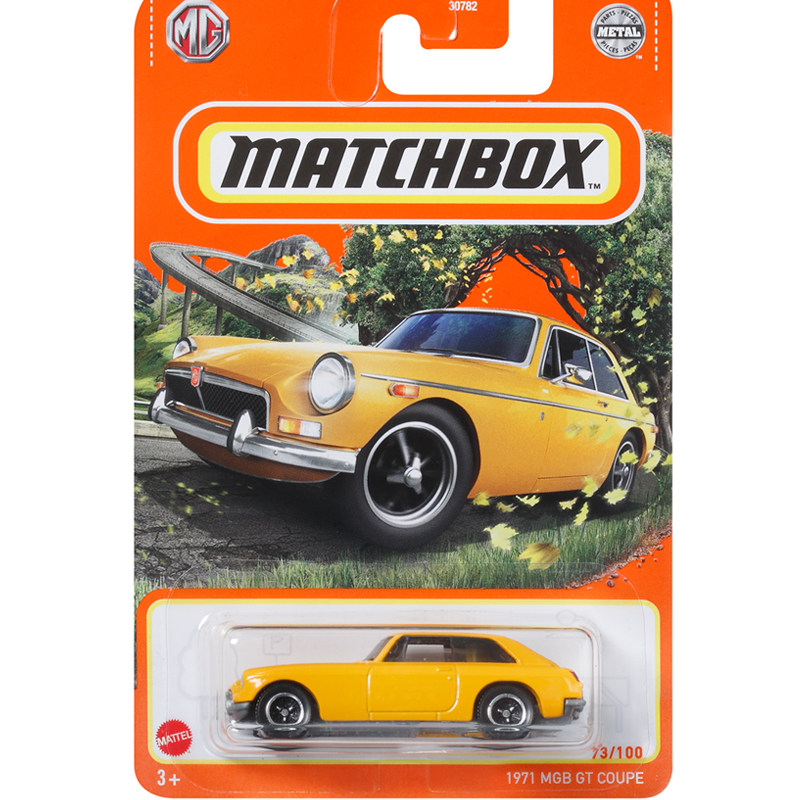 MATCHBOX火柴盒城市英雄小车名爵轿车模型儿童玩具1971 MGB COUPE