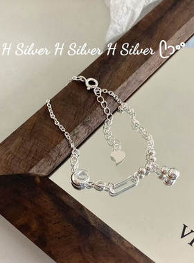 925银韩版新中式银坨坨葫芦手链