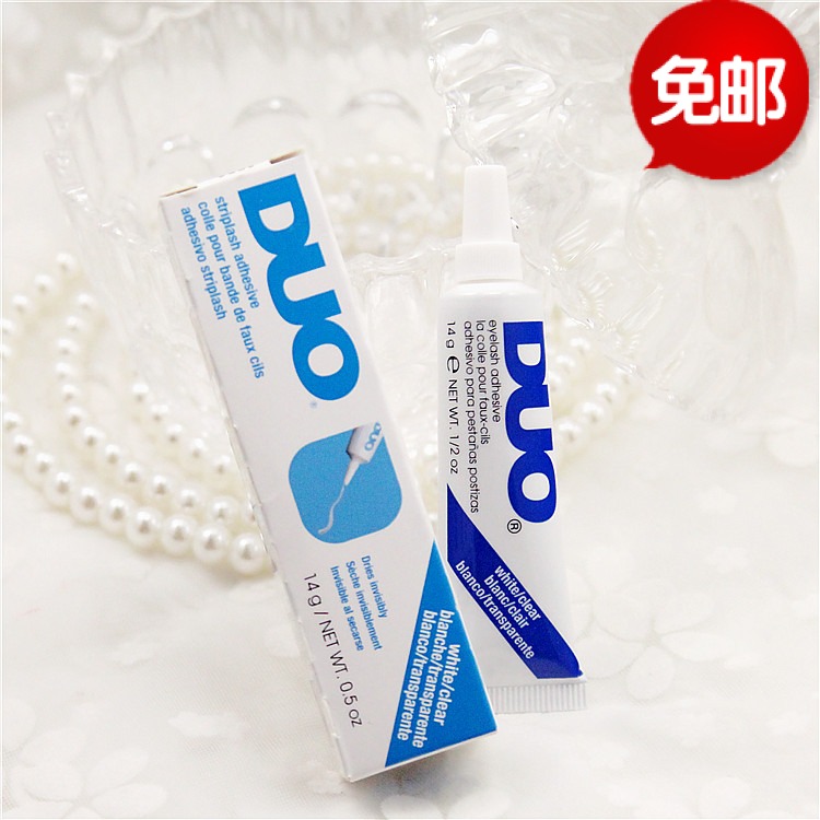 美国DUO假睫毛胶水 低敏配方温和透明胶正品大瓶14G