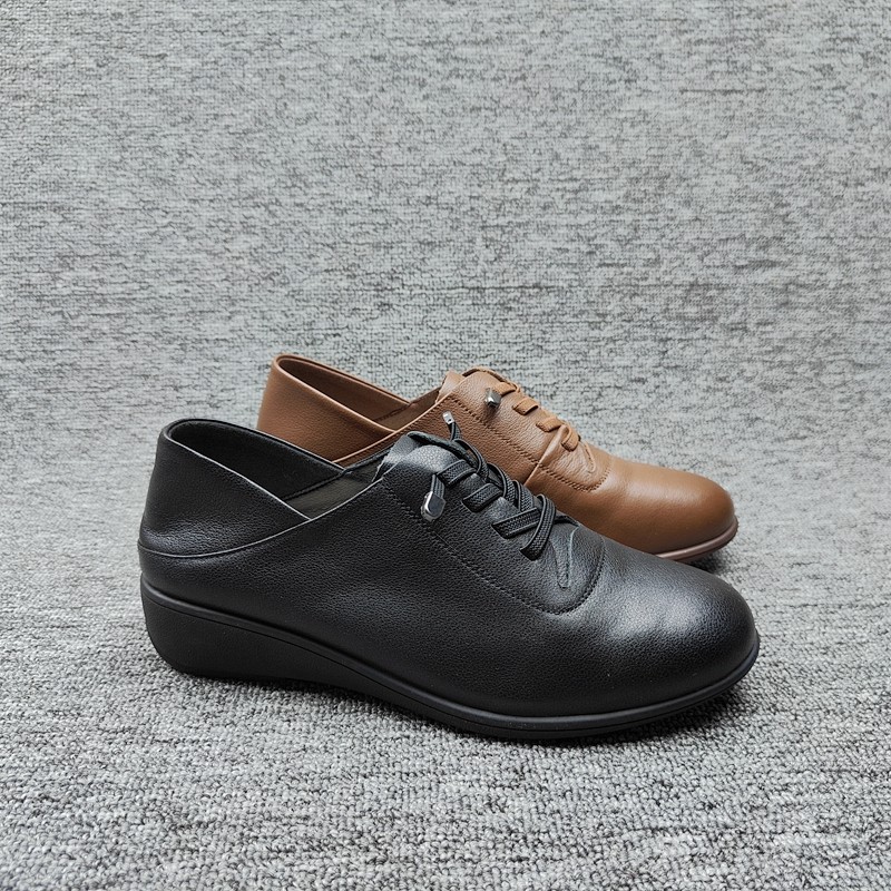 真皮软底深口牛皮单鞋百搭舒适