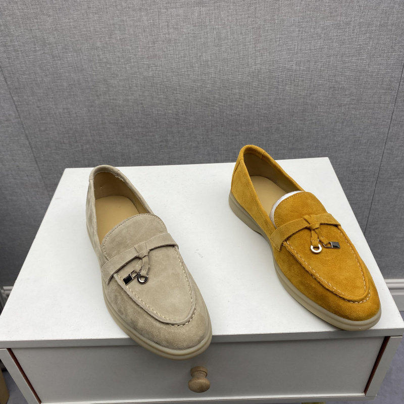 25春季真皮乐福鞋女鞋复古豆豆鞋舒适套脚平跟软底防滑休闲羊绒