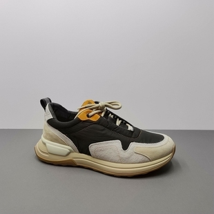 单鞋 24春秋季 尾货清仓休闲新款 断码 厚底轻便运动真皮磨砂牛皮 男鞋