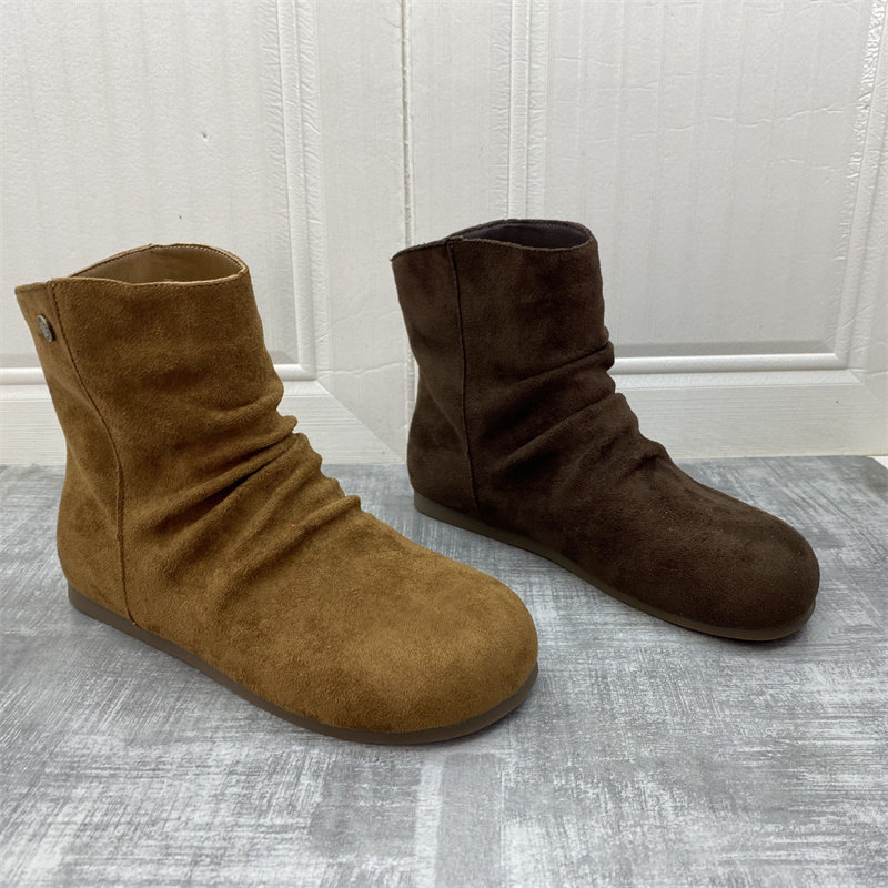 加绒短筒棉靴舒适休闲百搭